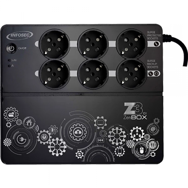 De gros ⭐ Infosec Z3 - Zenergy Box EX 500VA - Haute Frequence SCHUKO ✔️ 4 De gros ⭐ Infosec Z3 - Zenergy Box EX 500VA - Haute Frequence SCHUKO ✔️ – Image 4