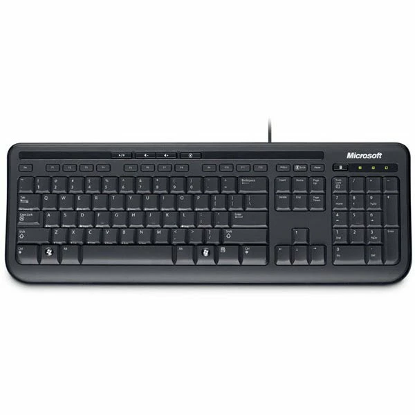 De gros 😀 Microsoft Wired Keyboard 600 Noir ❤️ 1 De gros 😀 Microsoft Wired Keyboard 600 Noir ❤️