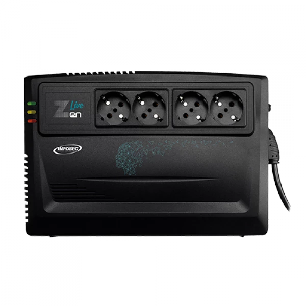 Sortie ✔️ Infosec ZEN LIVE 800VA - 4 Prises 🤩 4 Sortie ✔️ Infosec ZEN LIVE 800VA - 4 Prises 🤩 – Image 4