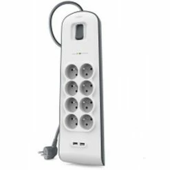 Nouveau 😀 Belkin SurgeMaster 80T 900J 2M 2 USB-2.4 SHARED 👏