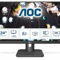 Coupon 👍 AOC E1 24E1Q - 24/IPS/5ms/FHD/DP/HDMI/VGA/HP/76Hz 🔔
