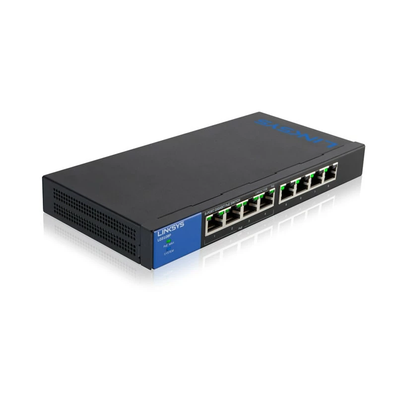 Bon marché 🔔 Linksys 8 Ports 10/100/1000Mbps LGS108 🛒 1 Bon marché 🔔 Linksys 8 Ports 10/100/1000Mbps LGS108 🛒