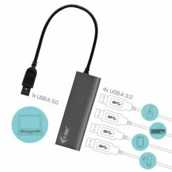 Vente flash 🧨 I-TEC USB 3.0 Metal Charging HUB 4 Port With Power 👏 -Lenovo Shop 8a1ff732 1263 4077 a3b4 146a1e9520dd