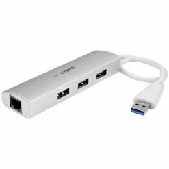 Meilleure vente 😀 StarTech 3 Port Portable USB 3.0 Hub Plus GbE ✔️