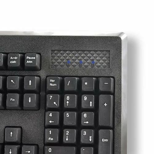 Budget ⌛ MCL Samar Wired USB Azerty Keyboard Silent Keys ❤️ 3 Budget ⌛ MCL Samar Wired USB Azerty Keyboard Silent Keys ❤️ – Image 3