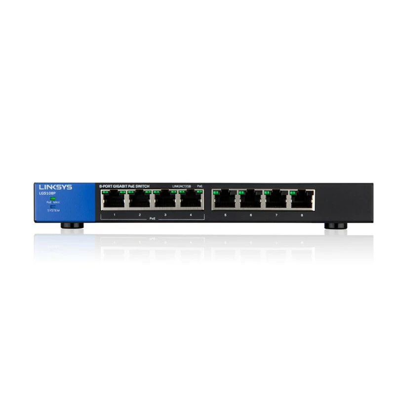 Bon marché 🔔 Linksys 8 Ports 10/100/1000Mbps LGS108 🛒 2 Bon marché 🔔 Linksys 8 Ports 10/100/1000Mbps LGS108 🛒 – Image 2