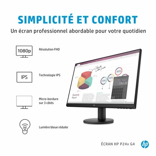 Sortie 🔔 HP P24v G4 - 24/IPS/FHD 🎁 6 Sortie 🔔 HP P24v G4 - 24/IPS/FHD 🎁 – Image 6