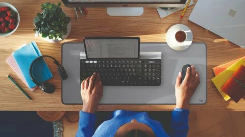 Le moins cher 🥰 Logitech Desk Mat Studio Series Violet 🌟 9 Le moins cher 🥰 Logitech Desk Mat Studio Series Violet 🌟 – Image 9