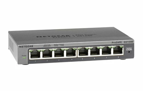 Meilleure vente 🔥 Netgear 8 Ports 10/100/1000 - GS108E 🎁 2 Meilleure vente 🔥 Netgear 8 Ports 10/100/1000 - GS108E 🎁 – Image 2