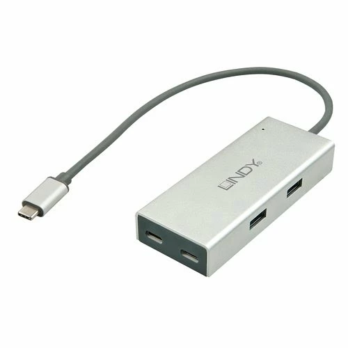 Grosses soldes ✨ LINDY USB 3.1 Type C Hub 4 Port ⭐ 1 Grosses soldes ✨ LINDY USB 3.1 Type C Hub 4 Port ⭐